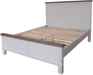 Country Bed (Queen - Weathered Pine) 