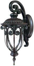 Naples 1-Light Downward 18-inch Wall Mount in Mahogany 