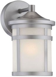 Austin 1-Light Wall Mount in Brushed Silver 