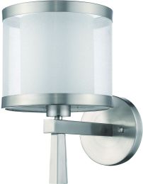 Lux Wall Lamp (1 Light - Brushed Nickel) 