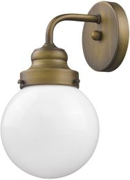 Portsmith 1-Light Sconce with glass globe 