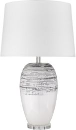 Trend Home Table lamp (D Style - Polished Nickel and Seasalt) 