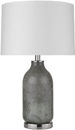 Trend Home Table lamp (J Style - Polished Nickel and Seasalt) 