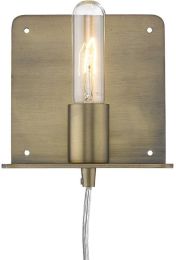 Arris Sconce (1 Light Centered - Aged Brass) 