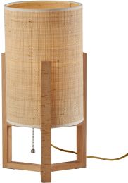 Quinn Table Lantern (Natural Wood) 