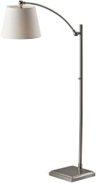 York Floor Lamp (Brushed Steel) 