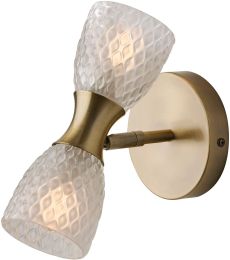Nina Wall Lamp (Antique Brass - LED) 