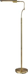 Zane Floor Lamp (Antique Brass - LED with Smart Switch) 
