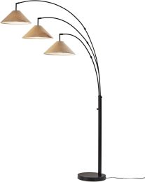 Braxton Arc Lamp (Dark Bronze - 3-Arm) 