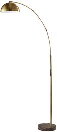 Bolton Arc Lamp (Antique Brass - LED with Smart Switch) 