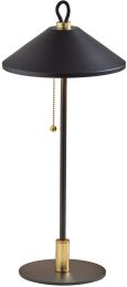Kaden Table Lamp (Black & Brass Accent) 