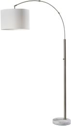 Rigley Arc Lamp (Brushed Steel) 
