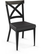 Snyder Dining Chair (Charcoal Black Brown & Grey) 