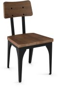 Woodland Dining Chair (Set of 2 - Light Brown & Black) 