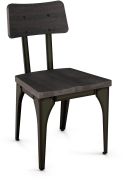 Woodland Dining Chair (Set of 2 - Dark Grey & Dark Brown) 