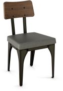 Symmetry Dining Chair (Set of 2 - Grey & Brown) 