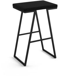 Axis Counter Stool (Black with Black Base) 