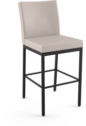 Perry Plus Counter Stool (Cream with Black Base) 