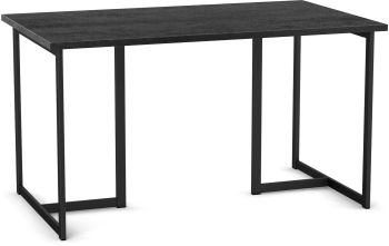 Mindy Dining Table (Basalt with Black Base) 