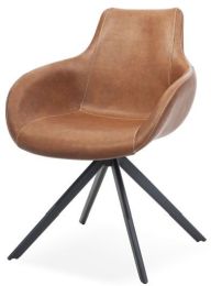August Dining Arm Chair (Brown) 