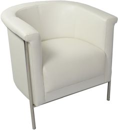 Blanca Accent Arm Chair (White) 