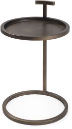 Slide Table d'Appoint (Acier Inoxydable Brossé en Bronze) 