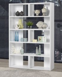 Multi-Tier Bookcase (White) 