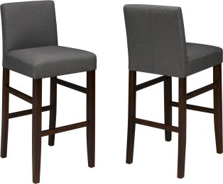 24 Inch Counter Stool (Set of 2 - Grey) 