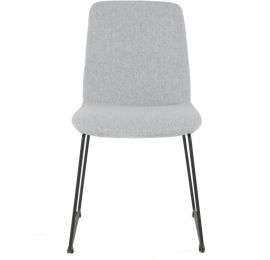 Richmond Side Chair (Set of 2 - Light Grey Seat With Sled Base) 