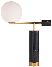 Marble Balance Design Table Lamp (Black) 
