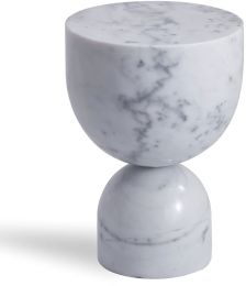 Penelope Side Table (White Marble) 
