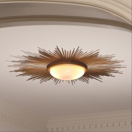 Sunburst Light Fixture (Gold) 
