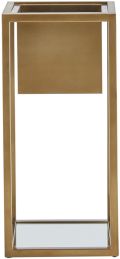 Escher Pedestal & Planter (Brass - Medium) 