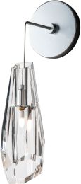 Luma Low Voltage Sconce (Sterling & Crystal (CR)) 