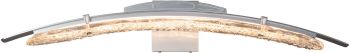 Glissade LED Bath Sconce (Sterling & Clear Glass) 