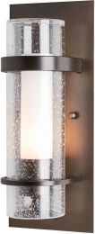 Torch Indoor Sconce (Bronze & Seeded Glass with Opal Diffuser) 