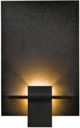 Aperture Sconce (Dark Smoke & White Art Glass) 