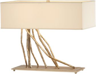 Brindille Table Lamp (Soft Gold & Natural Anna Shade) 