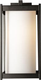 Cela Outdoor Sconce (Large - Coastal Oil Rubbed Bronze & Opal Glass) 