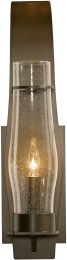 Sea Coast Outdoor Sconce (Large - Coastal Bronze & Seeded Clear Glass) 