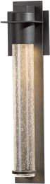 Airis Dark Sky Friendly Outdoor Sconce (Small - Coastal Dark Smoke & Seeded Clear Glass) 