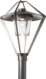 Stellar Post Light (Coastal Burnished Steel & Clear Glass) 