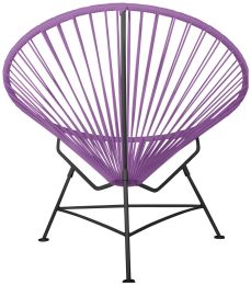 Innit Chair (Orchid Weave on Black Frame) 