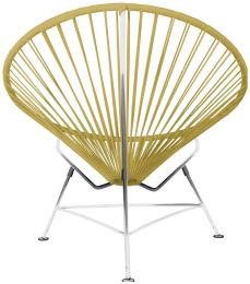 Innit Chair (Gold Weave on Chrome Frame) 