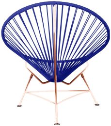 Innit Chair (Deep Blue Weave on Copper Frame) 