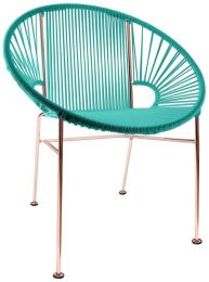 Concha Chair (Turquoise Weave on Copper Frame) 