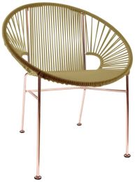 Concha Chair (Gold Weave on Copper Frame) 