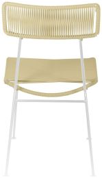 Hapi Chair (Ivory Weave on White Frame) 