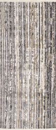 Calabar Banded Blend Rug (2' 5 x 4' 11 - Beige Black Cream Grey White) 