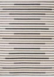 Calabar Piano Key Pattern  Rug (6 x 8 - Beige Black Cream Grey) 
